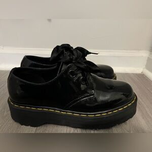 Dr. Martens Black Patent Leather Flats